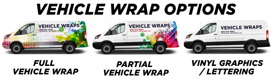 Joliet Vehicle Wraps vehicle wrap options